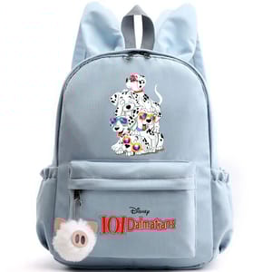 Charming Dalmatians Backpack with Rabbit Ears for School and Travel