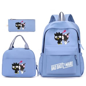 Fun and Practical 3-Piece Backpack Set with Lunch Bag