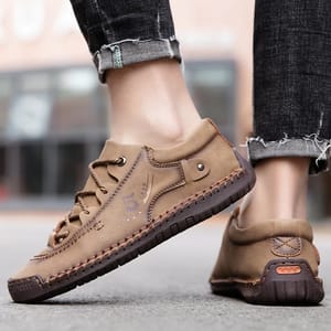 Handmade Comfortable Casual Shoes for Men with EVA Insole
