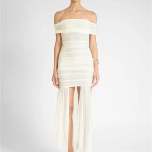 Chic Mesh Off-Shoulder Backless Mini Dress for Women