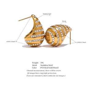 Elegant Bling Cubic Zirconia Teardrop Stud Earrings for Women Elegant Bling Cubic Zirconia Teardrop Stud Earrings for Women