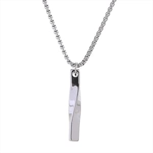 Minimalist Stainless Steel Geometric Pendant Necklace for Men Yhpup - Men's Chains