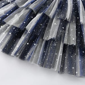 Enchanting Snowflake Princess Dress – Winter Party Outfit