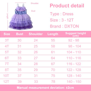 Elegant Layered Floral Princess Dress for Girls – Party & Prom