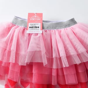 Charming Heart-Printed Leggings with Skirt for Girls' Dance Charming Heart-Printed Leggings with Skirt for Girls' Dance