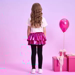 Stylish Fake Two-Piece Skirt Pants for Girls, Casual Leggings Stylish Fake Two-Piece Skirt Pants for Girls, Casual Leggings