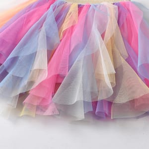 Charming Tulle Tutu Skirt for Girls with Ruffled Design Charming Tulle Tutu Skirt for Girls with Ruffled Design