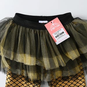 Girls' Legging Skirt-Pants with Elastic Waist and Spliced Design Girls' Legging Skirt-Pants with Elastic Waist and Spliced Design