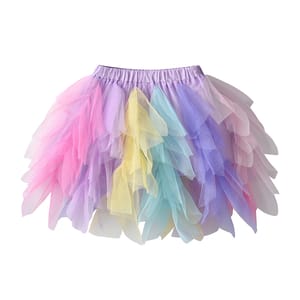 Fluffy Tulle Princess Tutu Skirt for Little Girls’ Parties