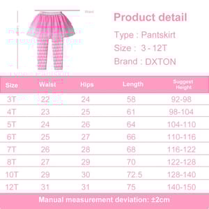 Adorable Girls' Skirt Leggings – Stylish & Comfortable for All Seasons Adorable Girls' Skirt Leggings – Stylish & Comfortable for All Seasons