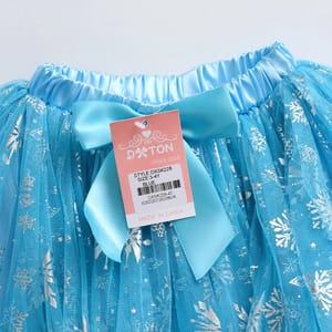 Charming Tulle Tutu Skirt for Girls with Bow Decoration