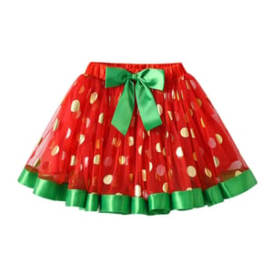 Charming Tulle Tutu Skirt for Girls with Bow Decoration