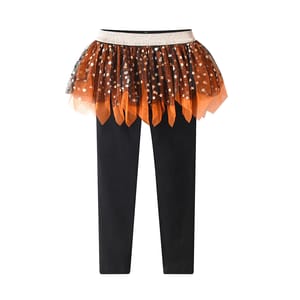 Girls' Skirt Leggings with Irregular Hem – Cozy & Stylish