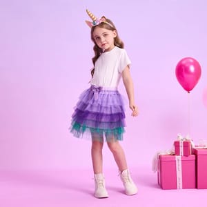 Adorable Layered Tutu Skirt for Girls – Ballet Dancewear Adorable Layered Tutu Skirt for Girls – Ballet Dancewear