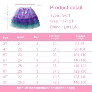 Adorable Layered Tutu Skirt for Girls – Ballet Dancewear Adorable Layered Tutu Skirt for Girls – Ballet Dancewear