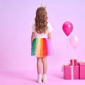 Adorable Tutu Mini Skirt for Girls' Birthday and Dancewear Adorable Tutu Mini Skirt for Girls' Birthday and Dancewear