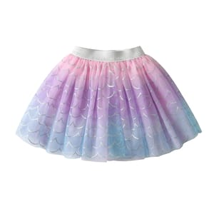 Enchanting Girls' Tulle Mermaid Skirt – Princess Party Outfit