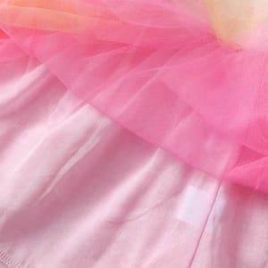 Toddler Girls Colorful Mesh Patchwork Tutu Skirt for Dance