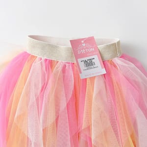 Toddler Girls Colorful Mesh Patchwork Tutu Skirt for Dance
