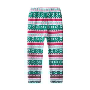 Adorable Girls' Snowflake Print Leggings – Comfy All-Season Wear