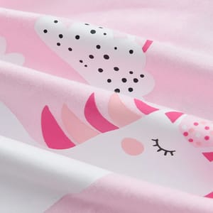 Adorable Unicorn Print Cotton Pajama Set for Girls