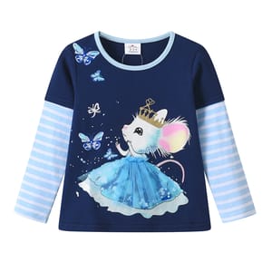 Adorable Cartoon Butterfly and Rabbit Pajama Set for Girls Adorable Cartoon Butterfly and Rabbit Pajama Set for Girls
