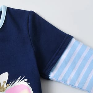 Adorable Cartoon Butterfly and Rabbit Pajama Set for Girls Adorable Cartoon Butterfly and Rabbit Pajama Set for Girls