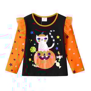 Girls Halloween & Christmas 2-Piece Costume Set with Leggings Girls Halloween & Christmas 2-Piece Costume Set with Leggings