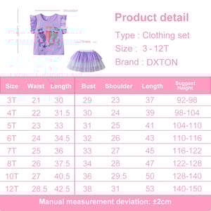 Charming Princess Clothing Set with Tutu Skirt for Girls
