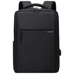 Durable Men's Business Laptop Backpack with USB Charging Port
