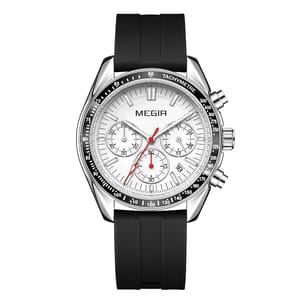 Men's Multifunction Sports Watch with Chronograph and Waterproof Features