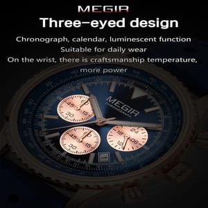 Luxury Sports Quartz Watch with Chronograph and Waterproof Features Luxury Sports Quartz Watch with Chronograph and Waterproof Features