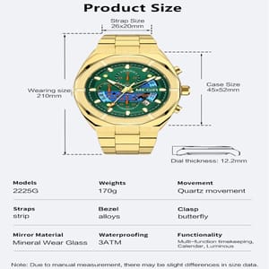 Men's Chronograph Quartz Business Watch with Stainless Steel Strap Men's Chronograph Quartz Business Watch with Stainless Steel Strap