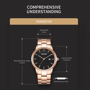 Luxury Stainless Steel Quartz Watch for Men with Calendar Luxury Stainless Steel Quartz Watch for Men with Calendar
