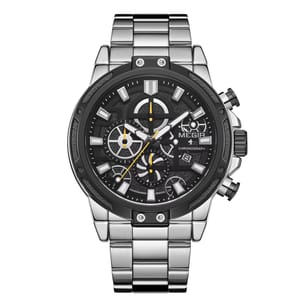 Stainless Steel Chronograph Business Watch with Luminous Display