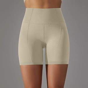 High Waist Seamless Workout Shorts for Running and Yoga