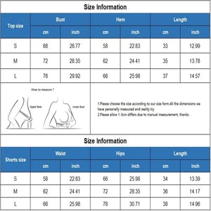 Seamless Workout Set with Crossover Bra and Knit Shorts