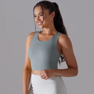 One-Piece Sports Bra Vest for Workout, Yoga, and Gym One-Piece Sports Bra Vest for Workout, Yoga, and Gym