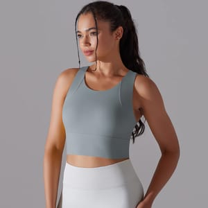 One-Piece Sports Bra Vest for Workout, Yoga, and Gym One-Piece Sports Bra Vest for Workout, Yoga, and Gym