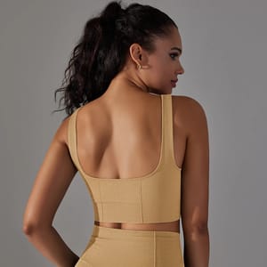 Seamless Sports Bra for Women – Breathable Fitness Workout Support