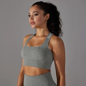 Women's Cross Back Sports Bra for Yoga and Fitness Workouts