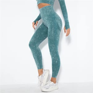 High Waist Seamless Workout Leggings for Yoga and Fitness