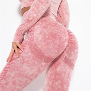 High Waist Seamless Workout Leggings for Yoga and Fitness