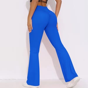 High-Waist Flared Yoga Leggings for Sculpted and Sleek Look