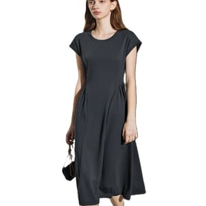 Elegant Slim Fit A-Line Knee-Length Party Dress for Women