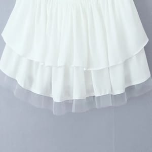 Chic Mesh Patchwork A-Line Mini Skirt with High Waist