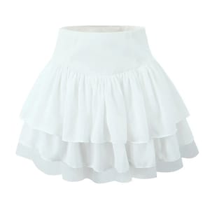 Chic Mesh Patchwork A-Line Mini Skirt with High Waist Chic Mesh Patchwork A-Line Mini Skirt with High Waist