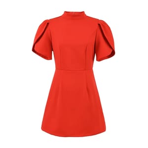 Backless Hollow Out Bow Mini Dress for Evening Party