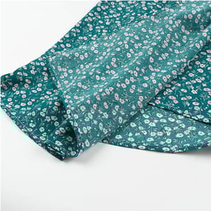 Women's Short Sleeve A-Line Mini Dress with Cross V-Neck