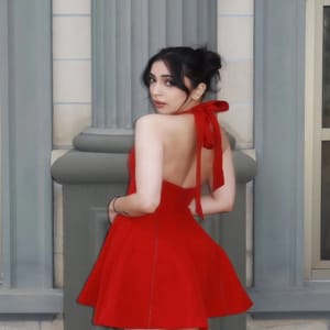 Elegant Backless Halter Mini Dresses for Women's Parties and Celebrations Elegant Backless Halter Mini Dresses for Women's Parties and Celebrations